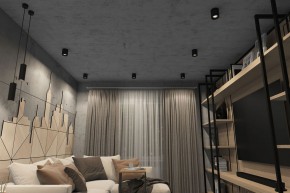 DK3090-BK+CH Светильник накладной IP 20, 10 Вт, GU5.3, LED, черный/хром, пластик в Режи - rezh.mebel24.online | фото 2