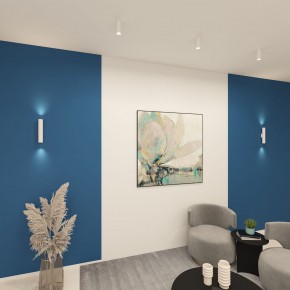 DK5022-WH Настенный светильник, IP20, до 15 Вт, LED, 2xGU10, белый, алюминий в Режи - rezh.mebel24.online | фото 4