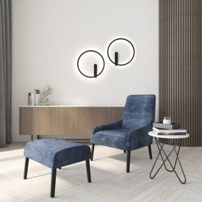 DK5035-BK Бра ROUND со светодиодом, IP20, 24W, 3000/4000/6500K, черный, алюминий в Режи - rezh.mebel24.online | фото 8