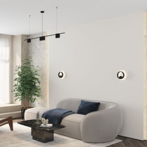 DK5060-BK Бра ORBIT, IP20, 3000К, LED, 10 Вт, черный матовый, алюминий в Режи - rezh.mebel24.online | фото 6