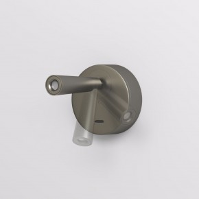 DK5072-DN Бра SHINE WALL со светодиодом, D104*H68, IP20, 3000К, 3W, RA?90, темный никель, алюминий в Режи - rezh.mebel24.online | фото 3