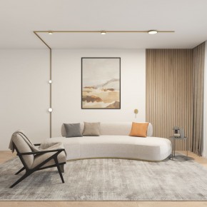 DK5072-SB Бра SHINE WALL со светодиодом, D104*H68, IP20, 3000К, 3W, RA?90, сатинированная латунь, алюминий в Режи - rezh.mebel24.online | фото 5