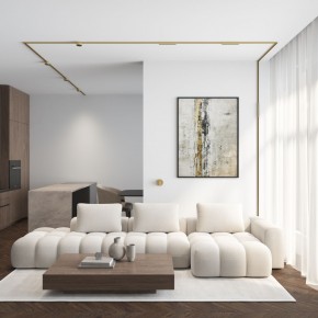 DK5072-SB Бра SHINE WALL со светодиодом, D104*H68, IP20, 3000К, 3W, RA?90, сатинированная латунь, алюминий в Режи - rezh.mebel24.online | фото 6