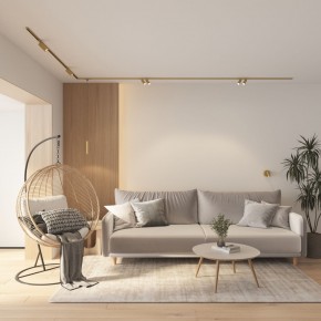 DK5072-SB Бра SHINE WALL со светодиодом, D104*H68, IP20, 3000К, 3W, RA?90, сатинированная латунь, алюминий в Режи - rezh.mebel24.online | фото 8