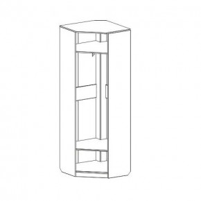 ЭЛАНА Прихожая (модульная) Дуб сонома в Режи - rezh.mebel24.online | фото 5