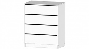 ЭЛЕГАНТ Комод 4 ящика (белый) в Режи - rezh.mebel24.online | фото
