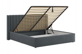 ЕВА Кровать с ПМ 1800 (графит) в Режи - rezh.mebel24.online | фото
