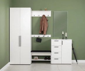 ЭЙР прихожая (модульная) Белый Шагрень в Режи - rezh.mebel24.online | фото 1