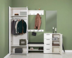 ЭЙР прихожая (модульная) Белый Шагрень в Режи - rezh.mebel24.online | фото 2