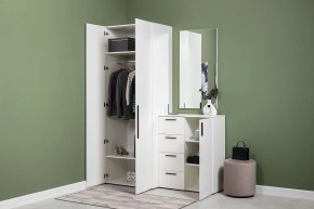 ЭЙР прихожая (модульная) Белый Шагрень в Режи - rezh.mebel24.online | фото 24