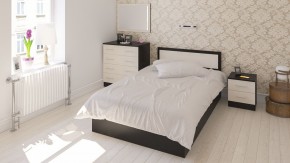 Фиеста Кровать 1200, цвет венге/дуб лоредо, ШхГхВ 123,5х203,5х80 см., сп.м. 1200х2000 мм., без матраса, основание есть в Режи - rezh.mebel24.online | фото 5