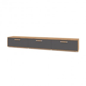 ФЛОРИДА Ф33 Тумба ТВ (дуб золотой/графит) в Режи - rezh.mebel24.online | фото