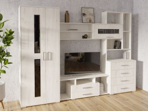 Гостиная ЕВРОПА-1 (дуб крафт белый) в Режи - rezh.mebel24.online | фото 1