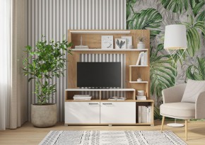 Гостиная Ника (Крафт золотой-белый) в Режи - rezh.mebel24.online | фото 3