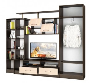 Гостиная Оскар-5 венге/дуб молочный в Режи - rezh.mebel24.online | фото 2