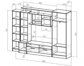 ОСКАР Гостиная (Венге/Анкор светлый) в Режи - rezh.mebel24.online | фото