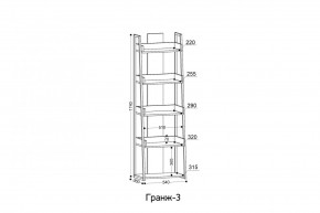 ГРАНЖ-3 Этажерка в Режи - rezh.mebel24.online | фото 2