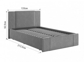 ХЛОЯ Кровать 1200 с основанием в Режи - rezh.mebel24.online | фото 3