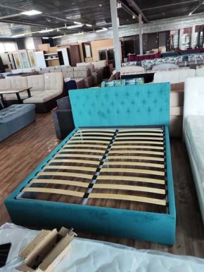 Интерьерная Кровать Октавия Бирюзовый 1400x2000 в Режи - rezh.mebel24.online | фото 2