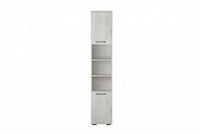 ИТАЛИЯ П-400 Пенал 2дв. (дуб крафт белый) в Режи - rezh.mebel24.online | фото