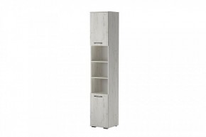ИТАЛИЯ П-400 Пенал 2дв. (дуб крафт белый) в Режи - rezh.mebel24.online | фото 2