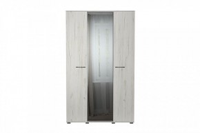 ИТАЛИЯ ШК-1300 Шкаф 3дв с зеркалом (дуб крафт белый) в Режи - rezh.mebel24.online | фото 1