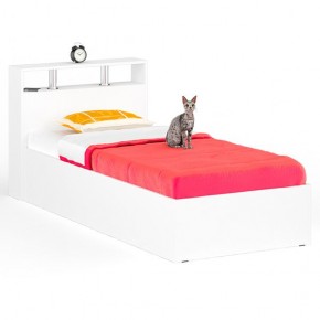 Камелия Кровать 0900, цвет белый, ШхГхВ 93,5х217х78,2 см., сп.м. 900х2000 мм., без матраса, основание есть в Режи - rezh.mebel24.online | фото 1