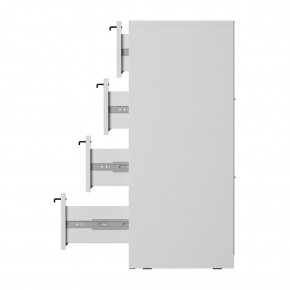 Комод Айрон КМ-02 (белый) в Режи - rezh.mebel24.online | фото 7