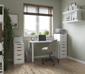 Комод Ингар белый с пятью выдвижными ящиками в Режи - rezh.mebel24.online | фото 4