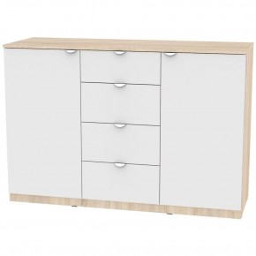 Комод K-93x135x45-1-TR (Белый) Калисто в Режи - rezh.mebel24.online | фото