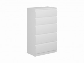 Комод КАСТОР с пятью ящиками, цвет белый в Режи - rezh.mebel24.online | фото