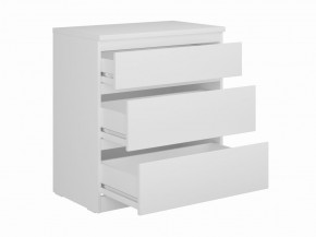Комод КАСТОР с тремя ящиками, цвет белый в Режи - rezh.mebel24.online | фото 2