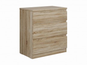 Комод КАСТОР с тремя ящиками, цвет Дуб Сонома в Режи - rezh.mebel24.online | фото