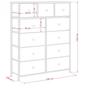 Комод Leset Линкс 11 ящиков (МДФ) в Режи - rezh.mebel24.online | фото 12