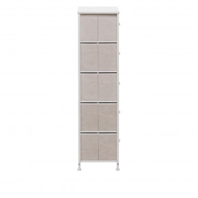 Комод Leset Линкс 5 ящ. (к/з), Каркас Белый, ящики Белые в Режи - rezh.mebel24.online | фото 5