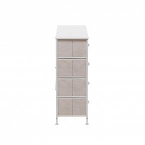 Комод Leset Линкс 8 ящ. (к/з), Каркас Белый, ящики Белые в Режи - rezh.mebel24.online | фото 5