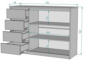 Комод Мальта K116 в Режи - rezh.mebel24.online | фото 2