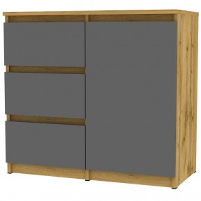 Комод Malta light K186 (ДВ-Графит) в Режи - rezh.mebel24.online | фото