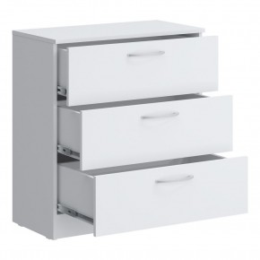 Комод мини Париж (Белый тиснение) в Режи - rezh.mebel24.online | фото 2