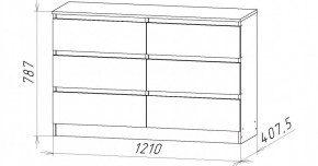 НИЦЦА-7 Комод (НЦ.07) в Режи - rezh.mebel24.online | фото 3