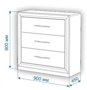 Комод Нобиле Км-90/45 в Режи - rezh.mebel24.online | фото 2