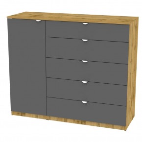 Комод "Калисто (K40)" ручка торцевая (ДВ-Графит) в Режи - rezh.mebel24.online | фото