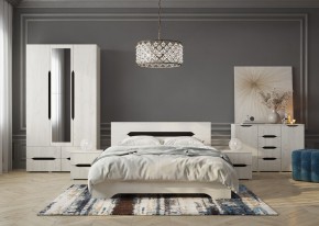 Комод Вега 1200 (Крафт белый - Венге) в Режи - rezh.mebel24.online | фото 3