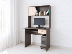 Компьютерный стол Грета-4 венге/дуб молочный в Режи - rezh.mebel24.online | фото