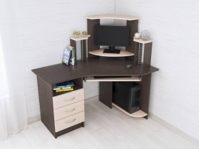 Компьютерный стол Грета-7 венге/дуб молочный в Режи - rezh.mebel24.online | фото