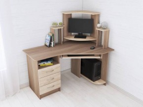 Компьютерный стол Грета-7 ясень шимо/дуб сонома в Режи - rezh.mebel24.online | фото