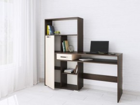 Компьютерный стол Квартет-8 венге/дуб молочный в Режи - rezh.mebel24.online | фото