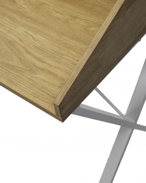 Компьютерный стол ORLA H475 Дуб натуральный / белый каркас M-city в Режи - rezh.mebel24.online | фото 4