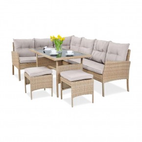Комплект плетеной мебели AFM-107B Beige (3 кор.) в Режи - rezh.mebel24.online | фото 3