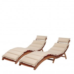 Комплект шезлонги и столик AFM-803A-T133 Beige (2+1) в Режи - rezh.mebel24.online | фото 2